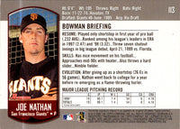 2000 Bowman Joe Nathan #113