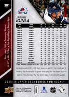 2015 Upper Deck Jarome Iginla #301