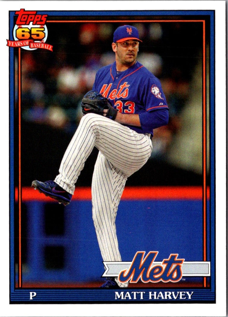 2016 Topps Archives Matt Harvey