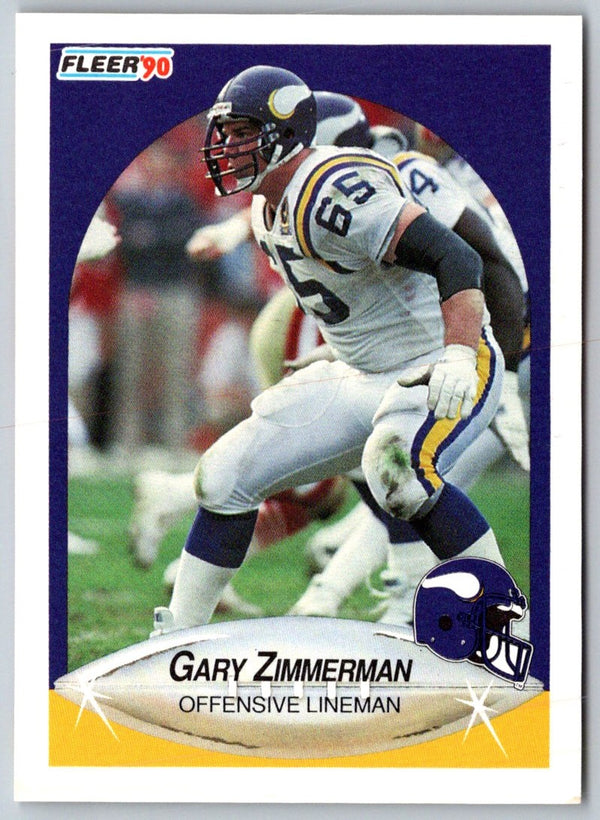 1990 Fleer Gary Zimmerman #109