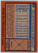 1978 Topps Ken Kravec
