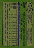 1982 Topps Charlie Lea #38