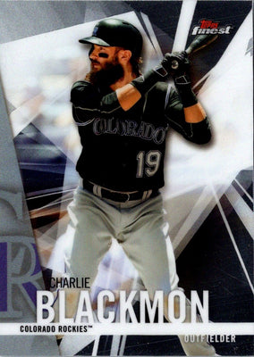 2017 Finest Charlie Blackmon #82