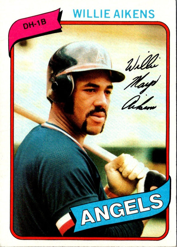 1980 Topps Willie Aikens #368 Rookie