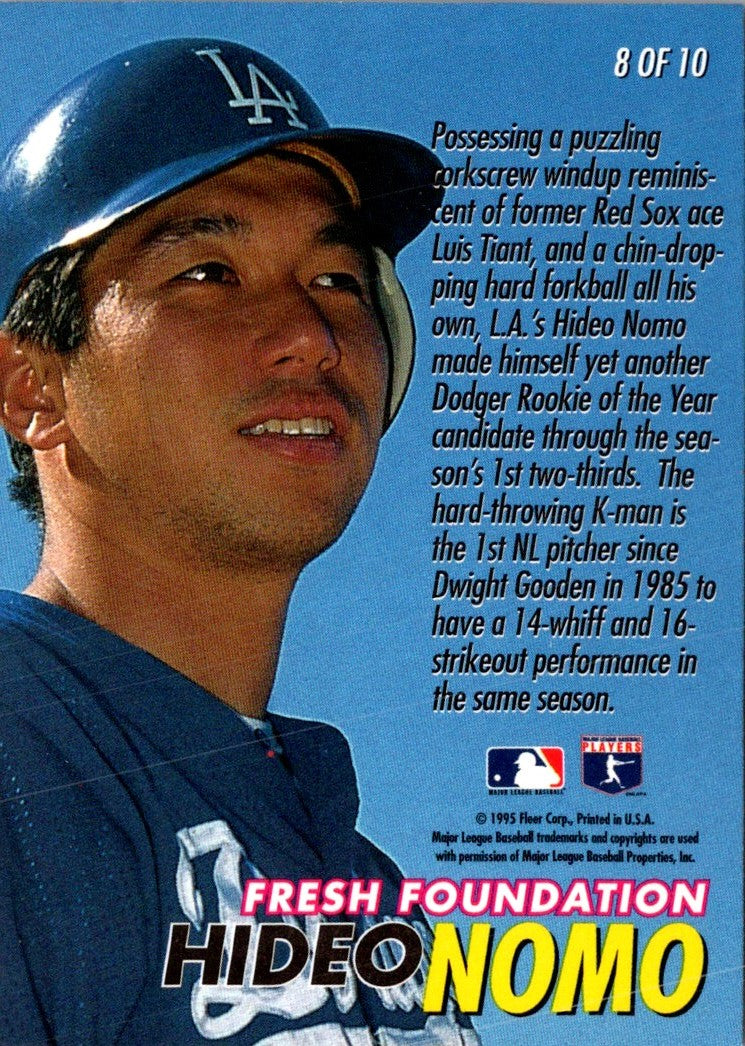 1996 Ultra Fresh Foundations Hideo Nomo