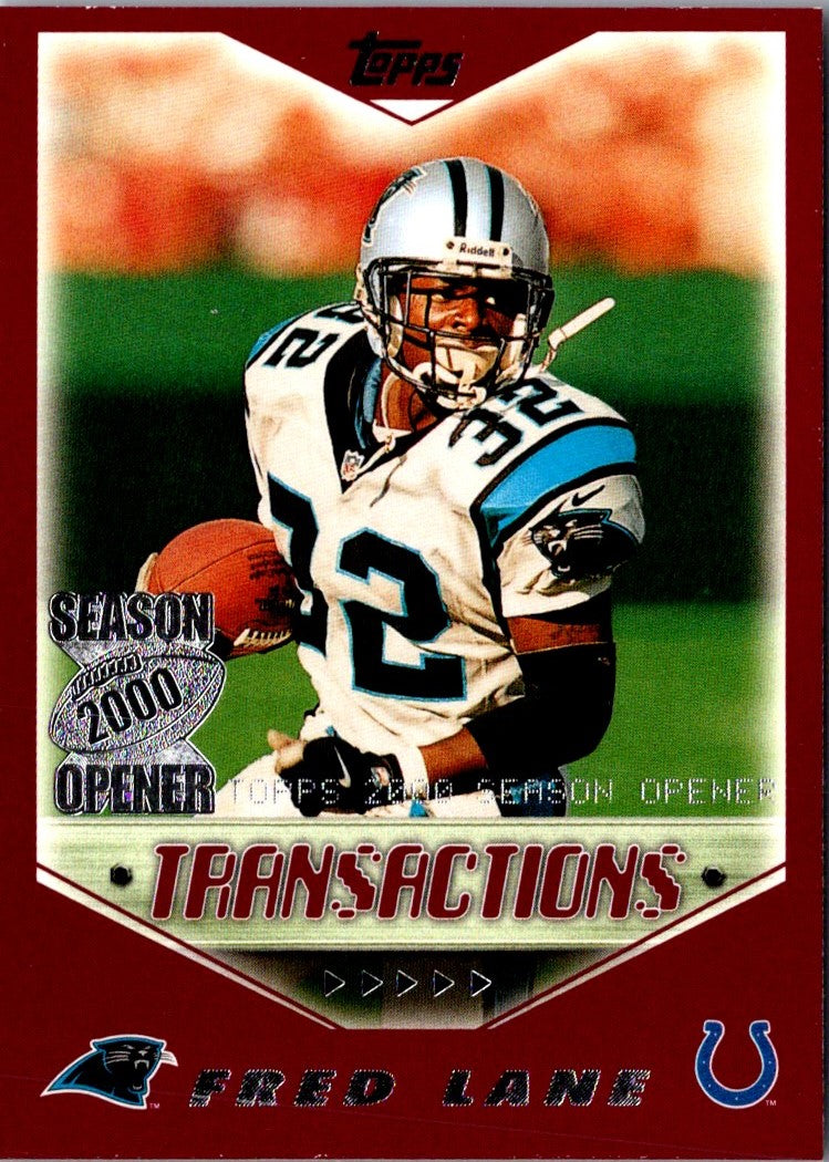 2000 Topps Season Opener Fred Lane