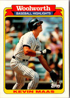 1991 Topps Woolworth Baseball Highlights Kevin Maas #13