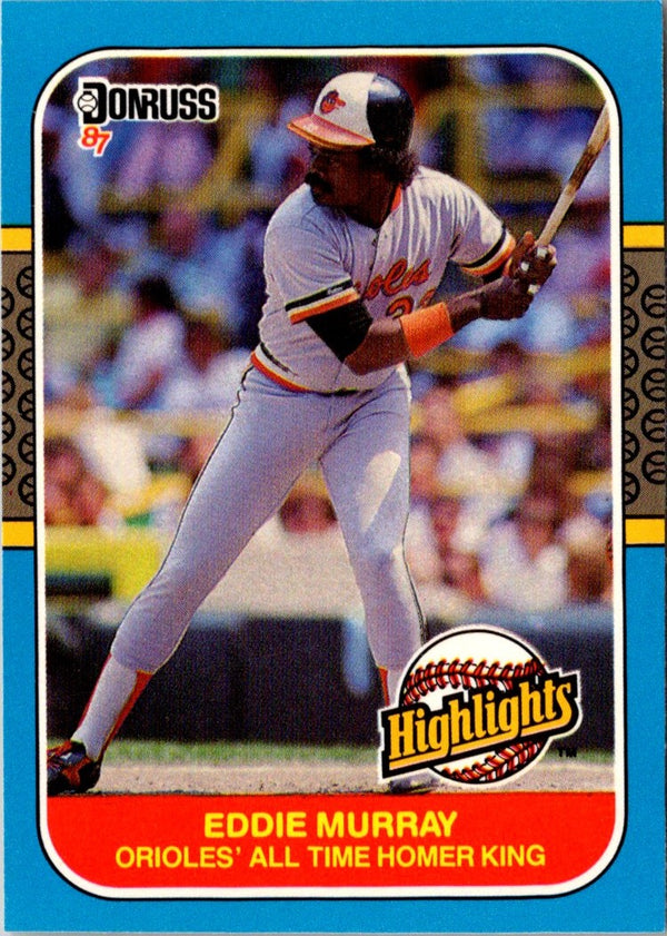 1987 Donruss Highlights Eddie Murray #37