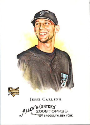 2008 Topps Allen & Ginter Jesse Carlson #154 Rookie