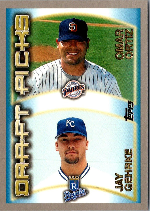 2000 Topps Omar Ortiz/Jay Gehrke #216 Rookie