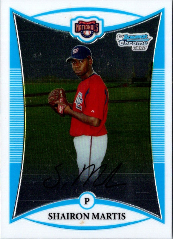 2008 Bowman Chrome Prospects Shairon Martis #BCP152