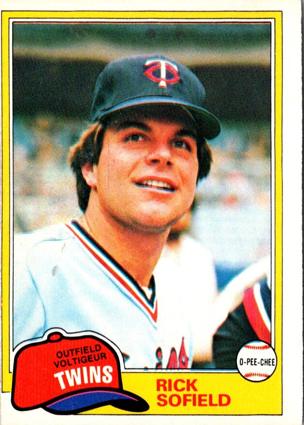 1981 Topps Rick Sofield #278
