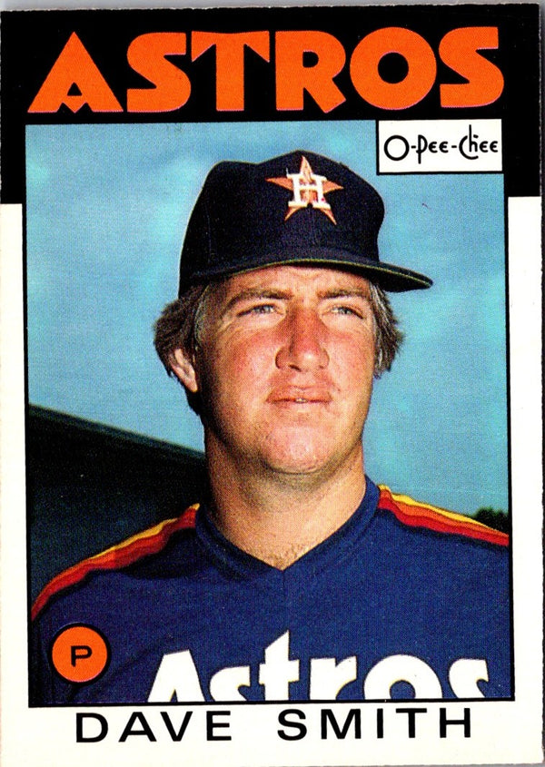1986 O-Pee-Chee Dave Smith #222