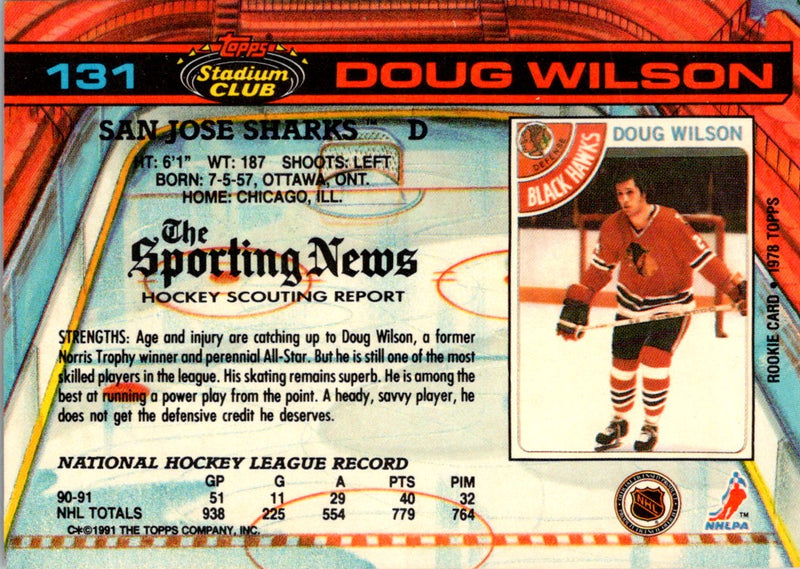 1991 Stadium Club Doug Wilson