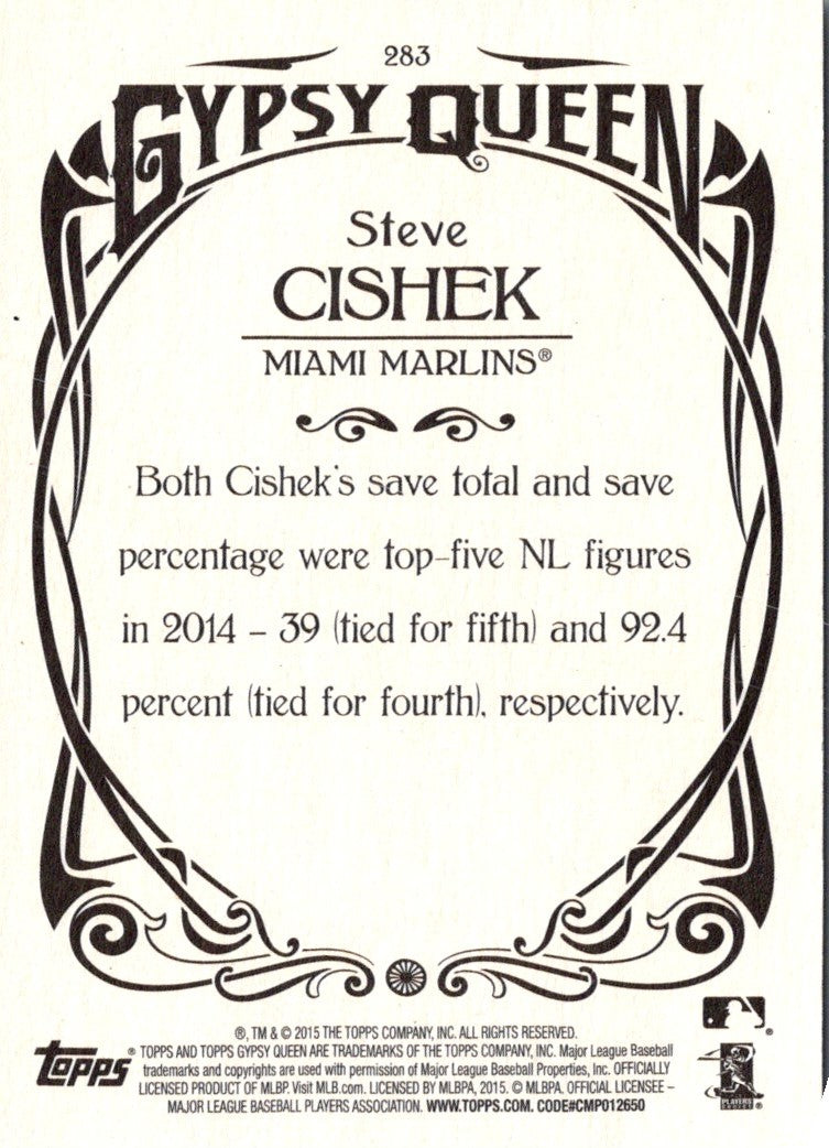 2015 Topps Gypsy Queen Steve Cishek