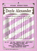 1990 Topps Kay-Bee Kings of Baseball Doyle Alexander
