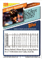 1993 Topps Gold Benny Santiago #220