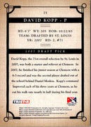 2007 Tristar Prospects Plus David Kopp