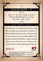 2007 Tristar Prospects Plus David Kopp #75