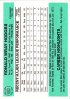 1984 Donruss Ron Hodges #603