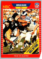 1989 NFL Proset Merlin Olsen #27