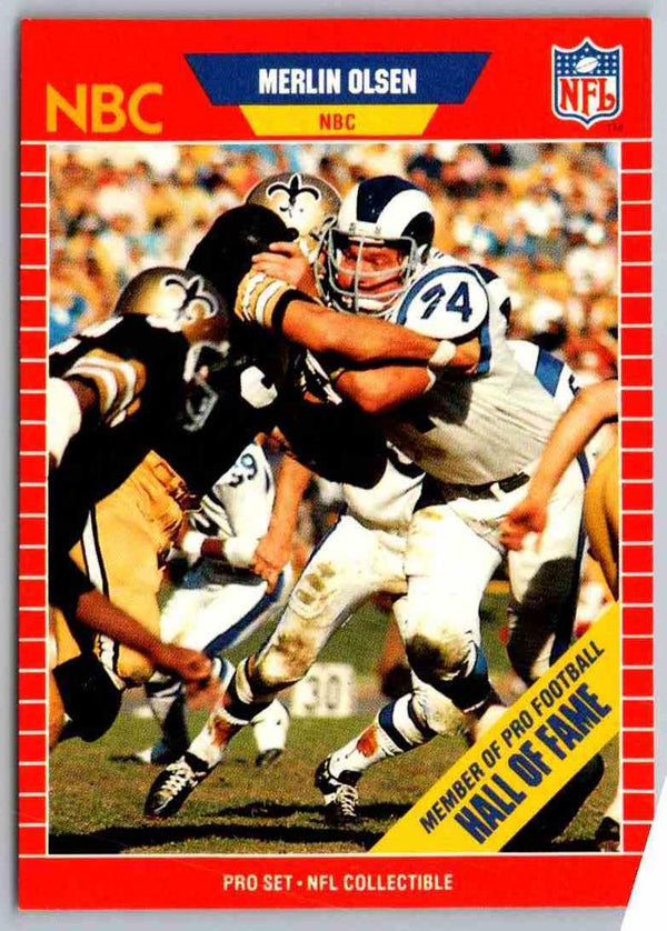 1989 NFL Proset Merlin Olsen #27