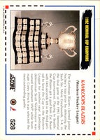 1992 Score Memorial Cup Champions #528