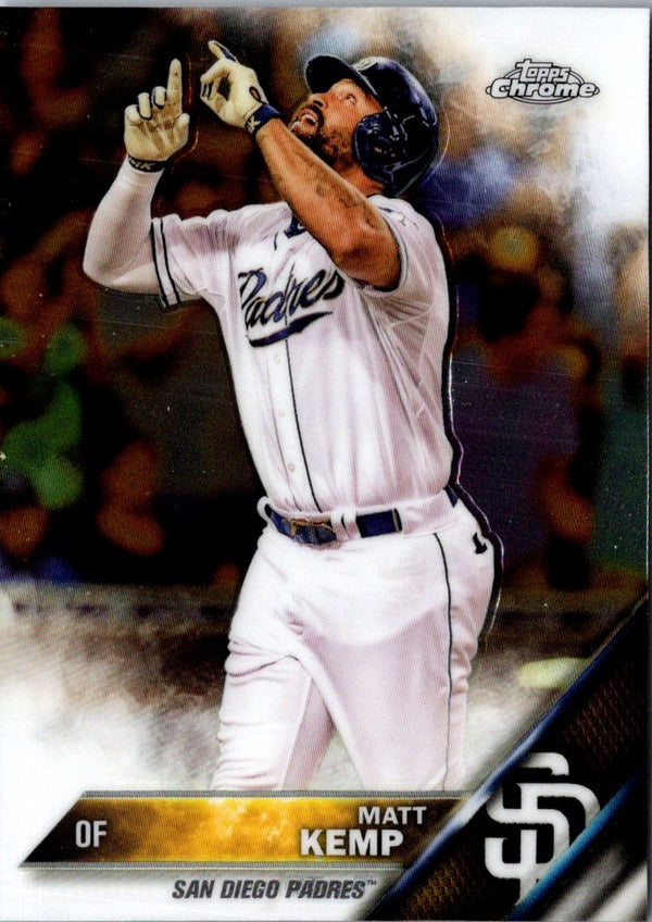 2016 Topps Chrome Matt Kemp #74