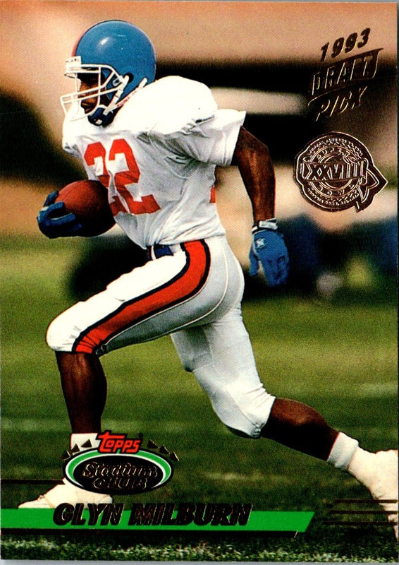 1993 Stadium Club Super Teams Bowl Glyn Milburn #409