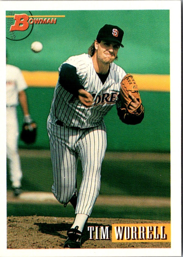 1993 Bowman Tim Worrell #138 Rookie