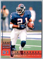 1998 Leaf Rookies And Stars Tiki Barber #139