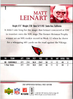 2007 Upper Deck First Edition Matt Leinart #1