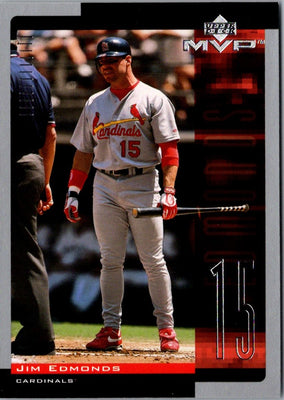 2001 Upper Deck MVP Jim Edmonds #189