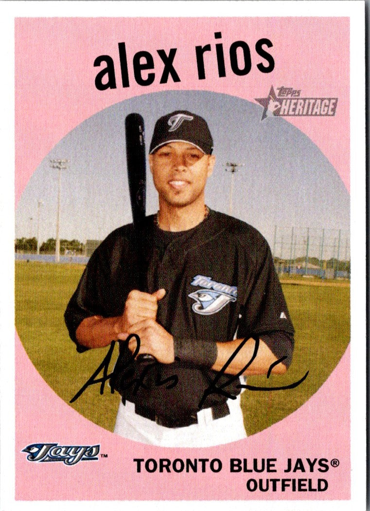 2008 Topps Heritage Alex Rios