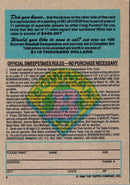 1990 Bowman Sweepstakes (One Asterisk) Bo Jackson