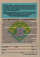 1990 Bowman Sweepstakes (One Asterisk) Bo Jackson #NNO