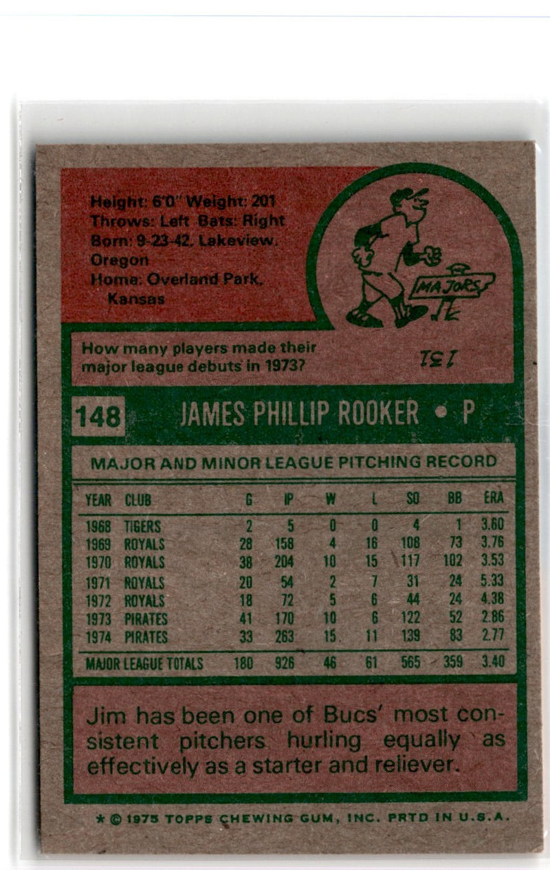 1975 Topps Jim Rooker