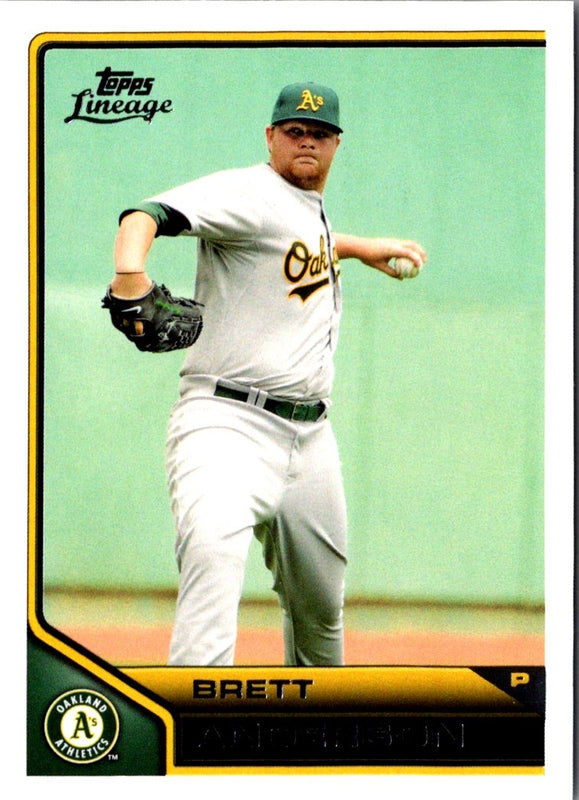 2011 Topps Lineage Brett Anderson #18