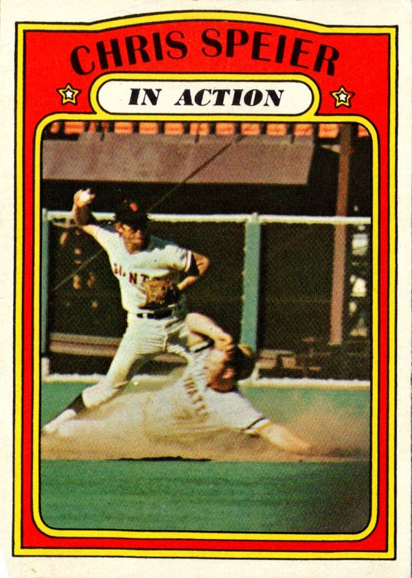 1972 Topps Chris Speier #166 NM-MT