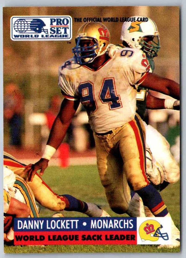 1991 Proset World League Danny Lockett #29