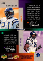 1997 Collector's Choice Tony Martin/Stan Humphries/Junior Seau/Eric Metcalf/Freddie Jones #363