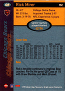 1998 Collector's Edge First Place Rick Mirer