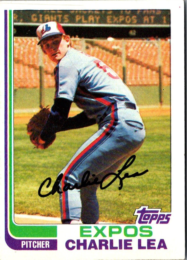 1982 Topps Charlie Lea