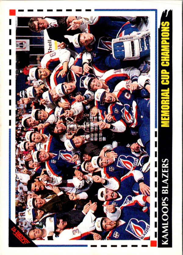 1992 Score Memorial Cup Champions #528