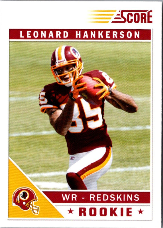 2011 Score Leonard Hankerson #358