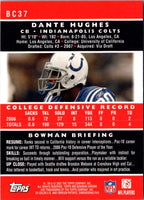 2007 Bowman Chrome Daymeion Hughes #BC37 Rookie