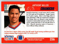 1990 Pro Set Anthony Miller #356
