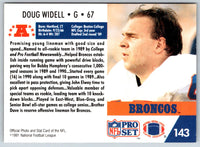 1991 Pro Set Doug Widell #143