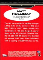 2011 Topps Lineage Matt Holliday #9