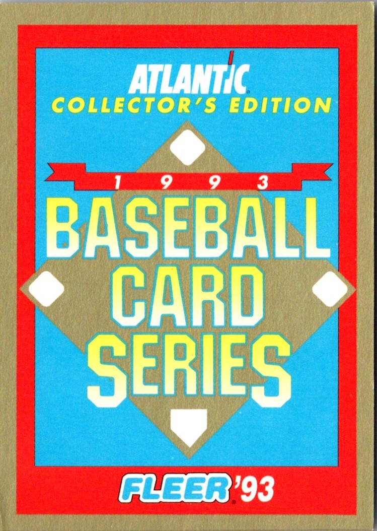 1993 Fleer Atlantic Checklist 1 - 25